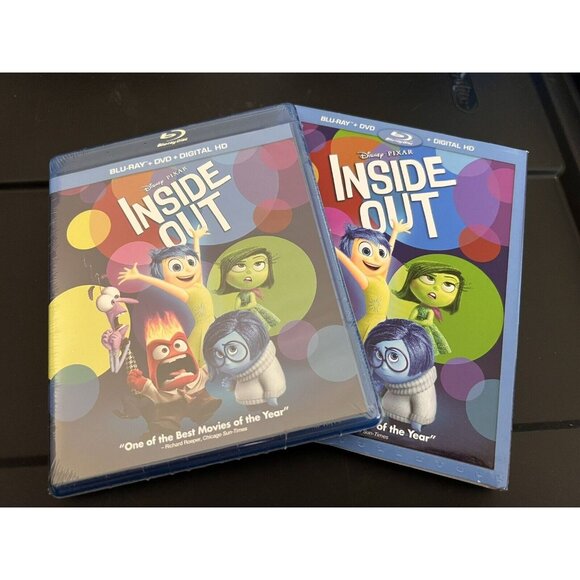 Disney's Pixar Inside Out (Blu-ray DVD + Digital HD) Mint Sealed Brand New NWT - Picture 2 of 6